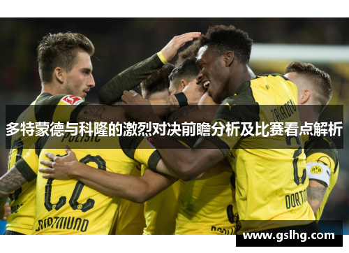 多特蒙德与科隆的激烈对决前瞻分析及比赛看点解析